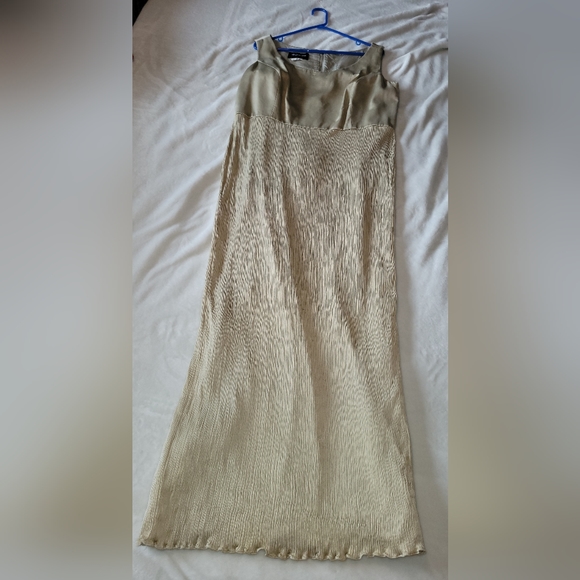 Champagne dress and jacket by Sunny Choi - Picture 6 of 8